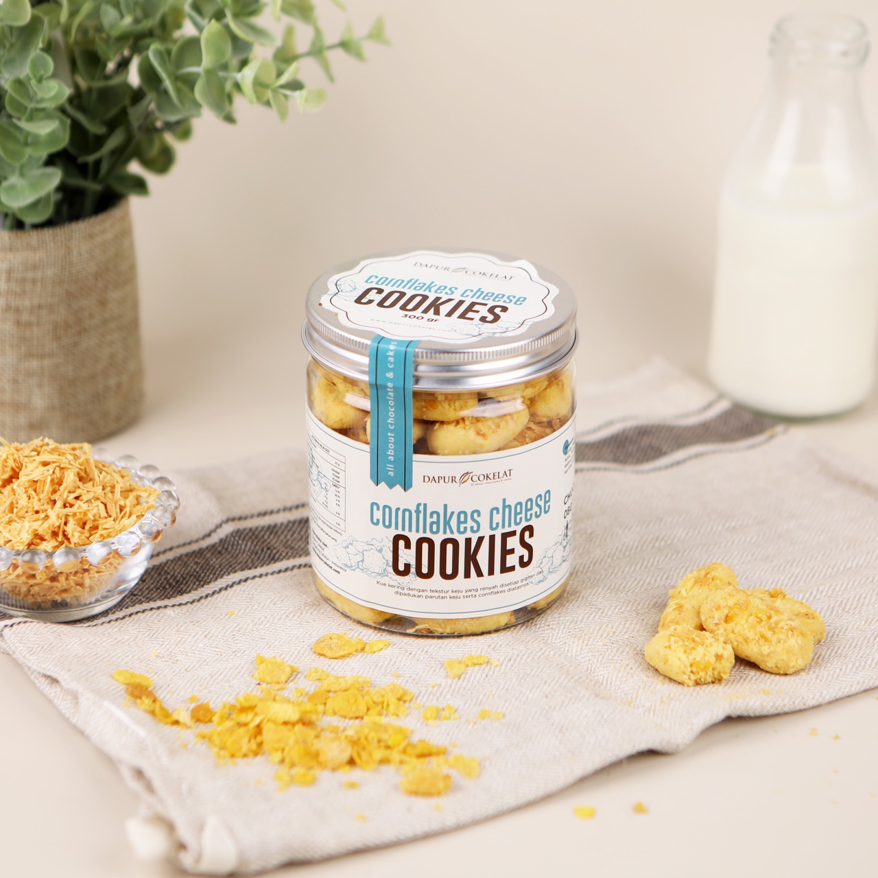 Cornflaks Cheese Cookies